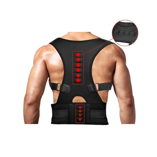 “PosturePro™ Adjustable Back Support Brace”