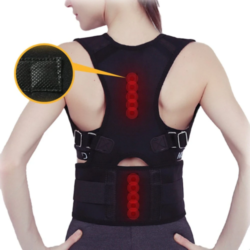 “PosturePro™ Adjustable Back Support Brace”