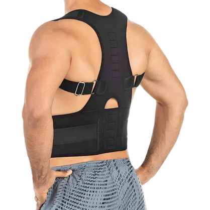 “PosturePro™ Adjustable Back Support Brace”