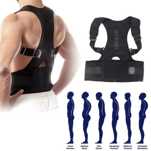 “PosturePro™ Adjustable Back Support Brace”